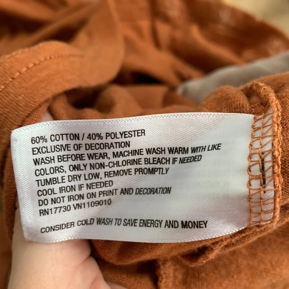 OshKosh B'gosh Orange Fox Long Sleeve Shirt sz 2T